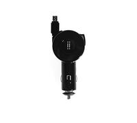 aiino Aiab1U24Atypecr-Bk Car Charger 1 USB 2.4A con Cavo USB-C Built-in Retraibile, Nero
