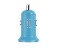 aiino - Caricatore da Auto 1 Porta USB 1A, Universale, Compatibile con iPhone X/8/7/6, iPad, Samsung S9/S8/S7, Huawei, Honor - Blu