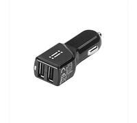 aiino - Caricatore da Auto 2 Porte USB 4.8A, Universale per iPhone X/8/7/6, iPad, Samsung S9/S8/S7, Huawei, Honor - Nero