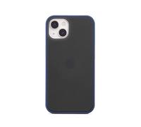 aiino italian ideas Custodia Foggy per iPhone 13, Cover con Retro Semitrasparente e Finitura Opaca per iPhone 13, Bumper in TPU Antiurto Colorato, Tasti con Colori a Contrasto, Blu