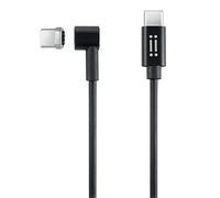 aiino italian ideas MagPower Cavo USB-C a USB-C (Certificato Apple MFI), 2M Cavo magnetico di ricarica, Compatibile con MacBook 12", MacBook Pro 13" e 15" e Macbook Air 2020, Nero