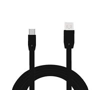 Aiivioll Ricambio del cavo di ricarica UE, cavo di alimentazione USB piatto, compatibile con Logitech UE Boom Megaboom Miniboom Boom4 Roll altoparlante wireless (nero)