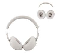 Aiivioll Set da 2 pezzi per cuffie Beats Studio Pro, rivestimento per auricolari, copricapo, resistente al sudore, morbido silicone (color panna)