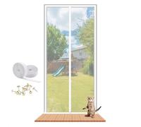 AIJIANG Prevenire Le Tende per Porte di Fuga Animali Domestici, Nessuna Partizione Unghie Rete Divisoria Cani E Gatti Rete Tende in Plastica Schermatura Porte Zanzariera Tenda della Porta