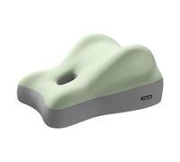 AIJUSSS Cuscino for glutei for coppie, cuscino a cuneo in memory foam for la vita con fodera lavabile for il posizionamento delle gambe e supporto for la vita(Green)
