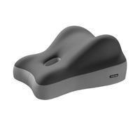 AIJUSSS Cuscino for glutei for coppie, cuscino a cuneo in memory foam for la vita con fodera lavabile for il posizionamento delle gambe e supporto for la vita(Dark gray)
