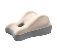 AIJUSSS Cuscino for glutei for coppie, cuscino a cuneo in memory foam for la vita con fodera lavabile for il posizionamento delle gambe e supporto for la vita(Beige)