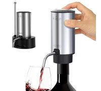 AIKARO - Aeratore per Vino Elettrico Versatore Ricaricabile Decantatore Elettronico Automatico con Base, Arresto Automatico