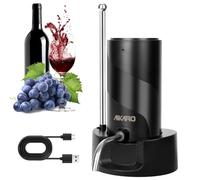 AIKARO - Aeratore per vino elettrico, versatore ricaricabile, decanter elettronico automatico con base