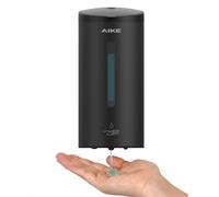 AIKE AK1205E Dispenser di Sapone Automatico da Parete, Grande Capacità in Acciaio Inox per Sala da Pranzo e Bagno