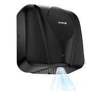 AIKE Elephant Asciugamani Commerciale, Alta velocità, Acciaio Inossidabile Durevole per Bagni ad Alto Traffico, 220V Nero Satinato AK2812