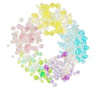 Aikei70-90 perline acriliche assortite, fiocchi, fiori, caramelle, conchiglie, stelle, orsetti gommosi a forma di cuore, diverse perle carine, possono essere utilizzate per realizzare gioielli,
