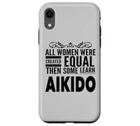 Aikido Arti Marziali Donne Combattente Divertimento Ragazza Sensei Studente Custodia per iPhone XR