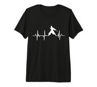 Aikido Battito Cardiaco Linea del Cuore Aikidoka Maglietta Premium