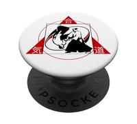Aikido e il triangolo, cerchio, quadrato PopSockets PopGrip Adesivo
