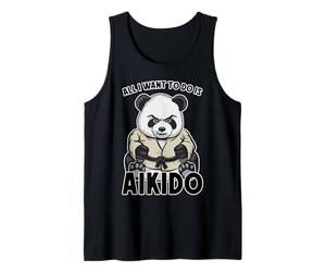 Aikido Panda Tutto Quello Che Voglio Fare è Un Simpatico Orso Canotta