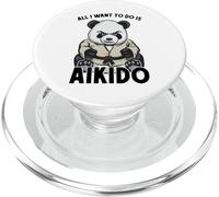 Aikido Panda Tutto quello che voglio fare è un simpatico orso PopSockets PopGrip per MagSafe