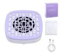 Ail Vacuum Dust Collector - 80w Low Noise Nail Fan for Efficient Debris Removal, Professional Manicure Tool with Filter System, Dust Cleaner for Acrylic Nails, Pedicure, Home or Salon Studio Use