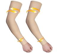 Ailaka Maniche a Compressione Medica per Linfedema da Donna e Uomo, Manica a Compressione 20-30 mmhg con Banda di Silicone Punteggiata, Manicotto per Vene Varicose, Linfedema, Artrite, Gomito del