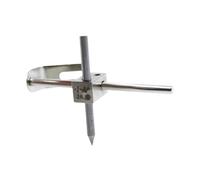 Ailan Accessorio rotondo per macchina da cucire a punto annodato Strumento ausiliario per marcatura circolare per macchina da cucire Strumento ausiliario essenziale per la ricerca del centro Marcatore