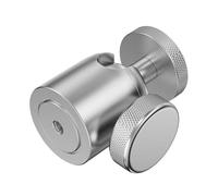 Ailan Adattatore a sfera mini durevole, staffa universale con filettatura, supporto per treppiede girevole a 360 gradi per avventure in streaming live, mini testa sfera, monopiedi, supporto per luce,