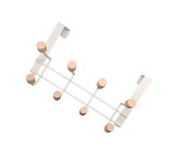 Ailan Appendiabiti e Gancio per Cappello a Parete Adatti a molteplici scenari Adatti per l'installazione con Cuciture della Porta maggiori di, Bianco, Otto Perle