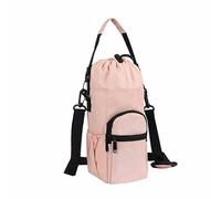 Ailan Borsa per bottiglia d'acqua isolata Oxford con copertura impermeabile e tracolla Oxford con copertura impermeabile per bottiglia Water Sling, polvere di scontro di colore