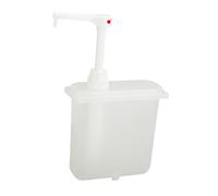 Ailan Contenitore per pompa per sciroppo per una facile erogazione, funzione di pressione manuale, applicazione della, compatto, efficiente, dispenser per sciroppo di caffè per bar del caffè,