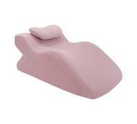 Ailan Cuscino per dormire con supporto per il collo, lavabile e con testa rivolta verso il basso, per un rilassamento profondo, imbottito con un comfort di, Rosa
