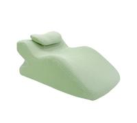 Ailan Cuscino per dormire con supporto per il collo, lavabile e con testa rivolta verso il basso, per un rilassamento profondo, imbottito con un comfort di, Verde