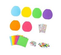 Ailan Festeggia la Pasqua con entusiasmanti kit di lavoretti con uova di Pasqua, caratterizzati da divertenti adesivi in . Accendi la creatività con il set materiali in fai da te. Kit