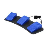 Ailan Interruttore a pedale USB durevole, realizzato in ABS robusto, progettato per un comfort duraturo durante le attività multitasking, interruttore a pedale triplo USB, controllo del gioco per PC