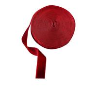 Ailan Nastro di velluto fai-da-te Squisita lavorazione essenziale per bar e ristoranti Confezioni regalo Confezioni eleganti nastri di pizzo spessi setosi e lisci multifunzionali, 1.5x1000cm