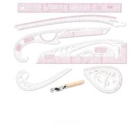 Ailan Righello caldo Righello curvo francese Set completo per tutte le | di sartoria Include 7 parti essenziali per una misurazione accurata Ogni