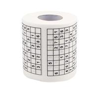 Ailan Rotolo di Carta igienica Fazzoletti puliti Classici per Un Tocco Delicato Legno Durevole Sudoku su fazzoletti Stampati Carta Morbida Delicata sulla Pelle