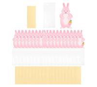 Ailan Sacchetti di caramelle pasquali, dolcetti, scatole di lecca-lecca a forma coniglio dei cartoni animati, adorabili design per feste per bambini, festival, regali per le