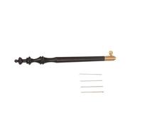 Ailan Uncinetti e aghi, set per principianti ed esperti, con manico in legno, pratici strumenti, kit per realizzare vari punti, come il punto catenella, con attrezzo. Adatto a principianti ed esperti.