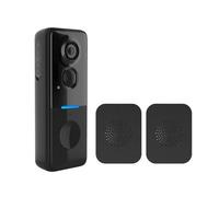Ailan Videocitofono con telecamera wireless, Smart Home, comunicazione bidirezionale, impermeabile, videocitofono impermeabile 2.4g Wi-Fi, video HD, telecomando