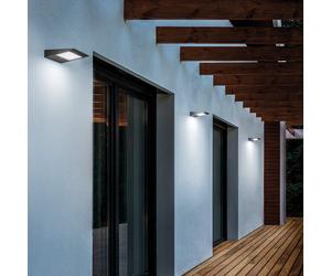 Ailati Lights by Zafferano Solar lampada a parete LED, LD0400G3, Solar [Lampade per Esterni > Lampade a Parete]