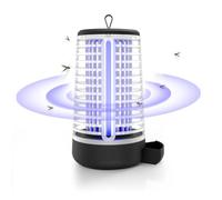 AILEDA Lampada Antizanzare a LED, Potente Sterminatore di Mosche, Ultimi Modelli UV Uccisione Mosca Elettrico, Adatta per Camera da Letto, Giardino, Spazi Aperti, Campeggio ecc