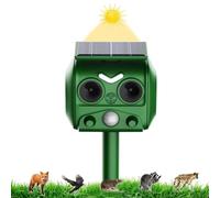 AILEDA Repellente per gatti, Repeller ad ultrasuoni energia solare IP66 impermeabile frequenza regolabile per spaventare gli animali