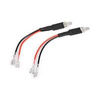 Ailgely Adattatore Supporto Cablaggio Convertitore a Diodo Singolo LED H1 2 Pezzi, Cavo di Conversione per Carichi Pesanti per Fari a LED, Adatto per Accessori Lampadine per Fari a