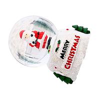 Ailgely Ball Cristallino Luminoso di Natale, Ornamenti da Desktop in Vetro Simpatici da Sogno per Bambini, Luce Notturna di Pittura con Atmosfera, Stabile in Resina, Palla Leggera (Vecchio Piccolo)