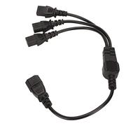 Ailgely Cavo di Alimentazione IEC 320 C14 Maschio A 3 X C13 Femmina, Cavo Sdoppiatore A Y in PVC e Rame di Alta qualità per Stampante Monitor PC, Nominale Fino A 10 A CA 125 V o 2,5 A