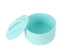 Ailgely Contenitore Filtro Al caffè in Silicone, Supporto per Filtri del caffè con Coperchio, Distributore Resistente all'umidità, Grande capacità per Casa, caffè, Hotel (Verde menta)