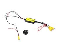 Ailgely Convertitore Splitter Video Switch, Commutatore Telecamera 4 Ingressi 1 Uscita con Telecomando, Progettato per Aggiungere più Ingressi Video per Telecamere Quando Collegato con