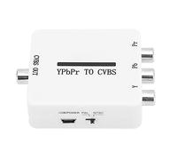 Ailgely Convertitore Video Mini YPbPr a CVBS per Proiettori e TV, Compatto e Conveniente, Supporta PAL/NTSC, Plug and Play