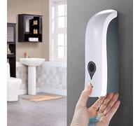 Ailgely Dispenser di Sapone da Parete 300ml,Distributore di Sapone Manuale, Senza Foratura,Dispenser Shampoo Doccia Liquido Dispenser per Bagno Cucina