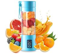 Ailgely Frullatore Portatile Personale Smoothie Maker, Mini Frullatore per Smoothie e Shake con 6 Lame in Acciaio Inox, 380ml Frullatore da Banco Personale per Alimenti per Bambini, Palestra, Viaggi