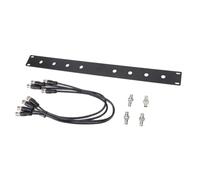 Ailgely Kit Rack per Antenna con Montaggio Anteriore 1U Affidabile per Sistemi Wireless Come SLX SLX2 LX4 con Cavo BNC da 50 Cm Prestazioni Migliorate